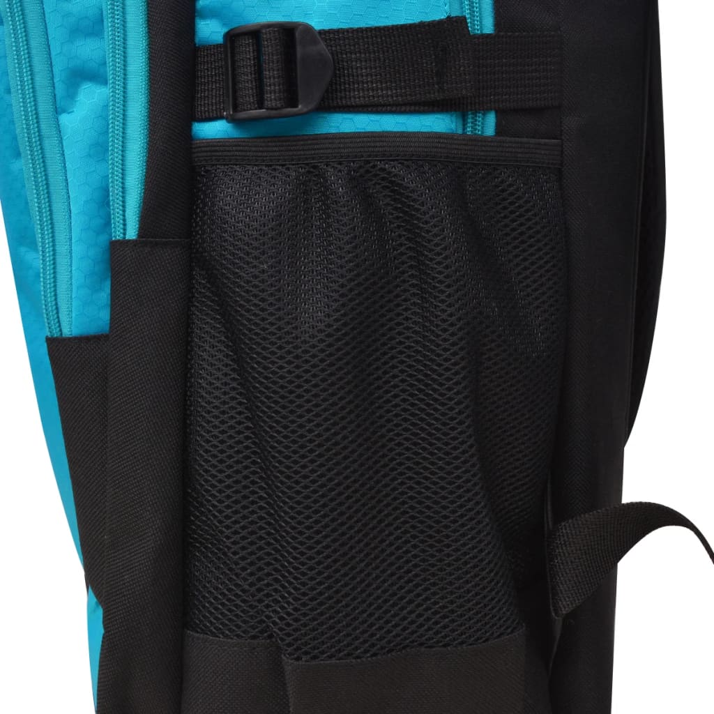 Rugzak voor school 40 L zwart en blauw Blauw