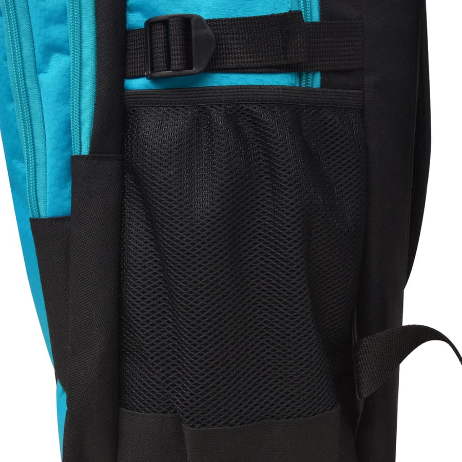 Rugzak voor school 40 L zwart en blauw Blauw