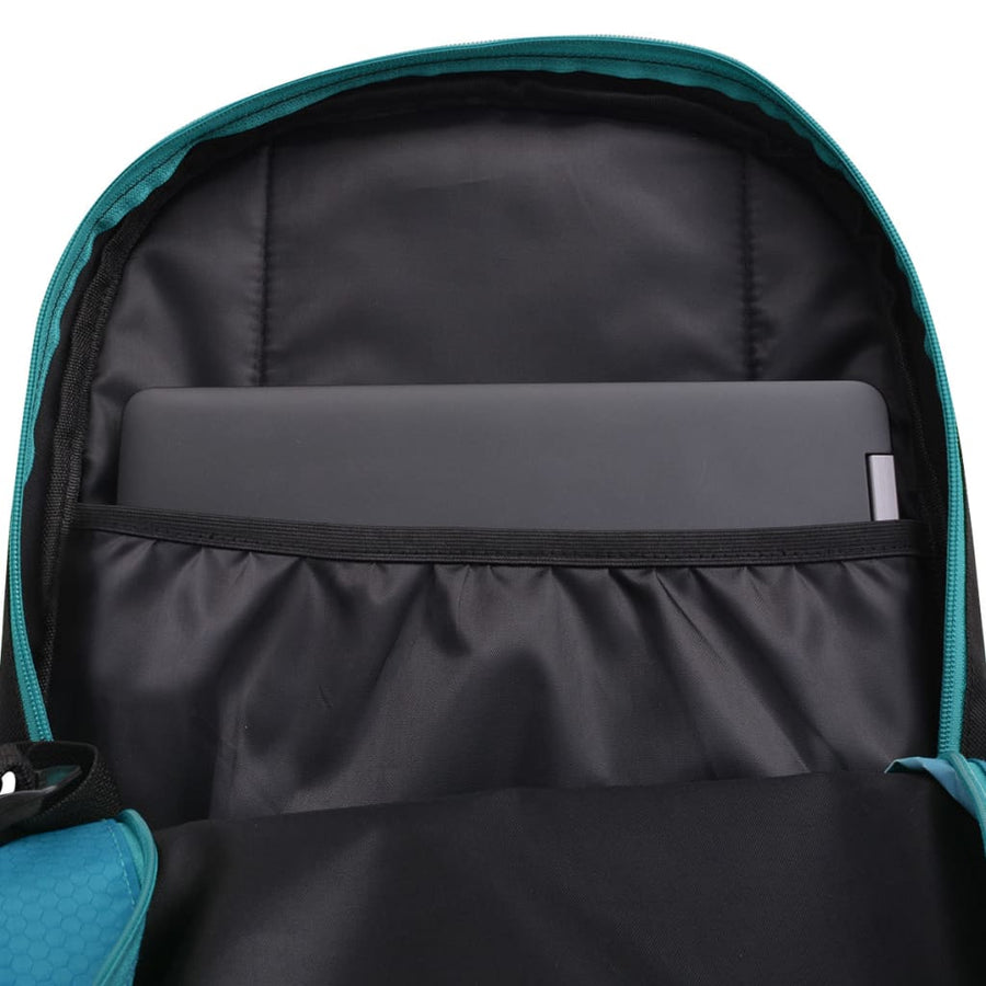 Rugzak voor school 40 L zwart en blauw Blauw