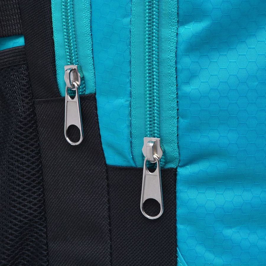 Rugzak voor school 40 L zwart en blauw Blauw