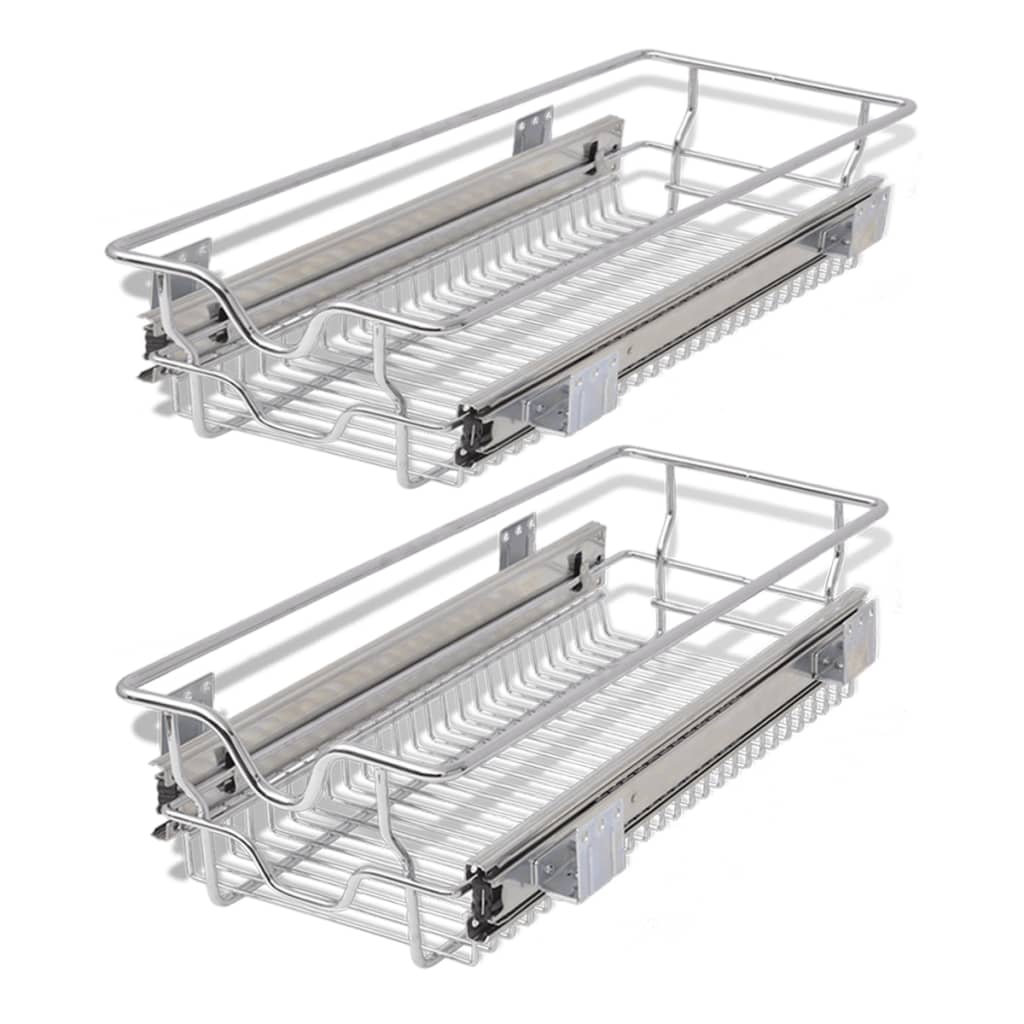 Draadmanden Uittrekbaar 2 St Kleurig 300 mm