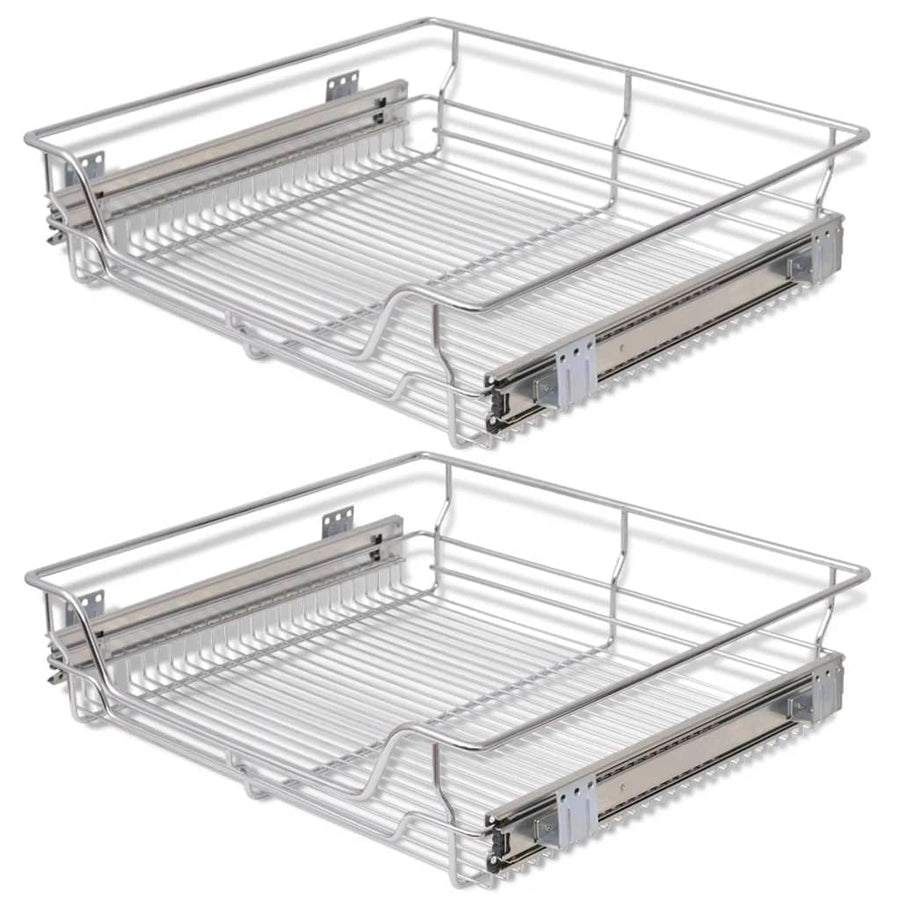 Draadmanden Uittrekbaar 2 St Kleurig 600 mm