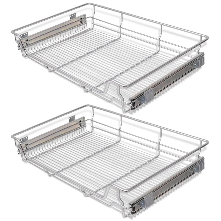 Draadmanden Uittrekbaar 2 St Kleurig 800 mm