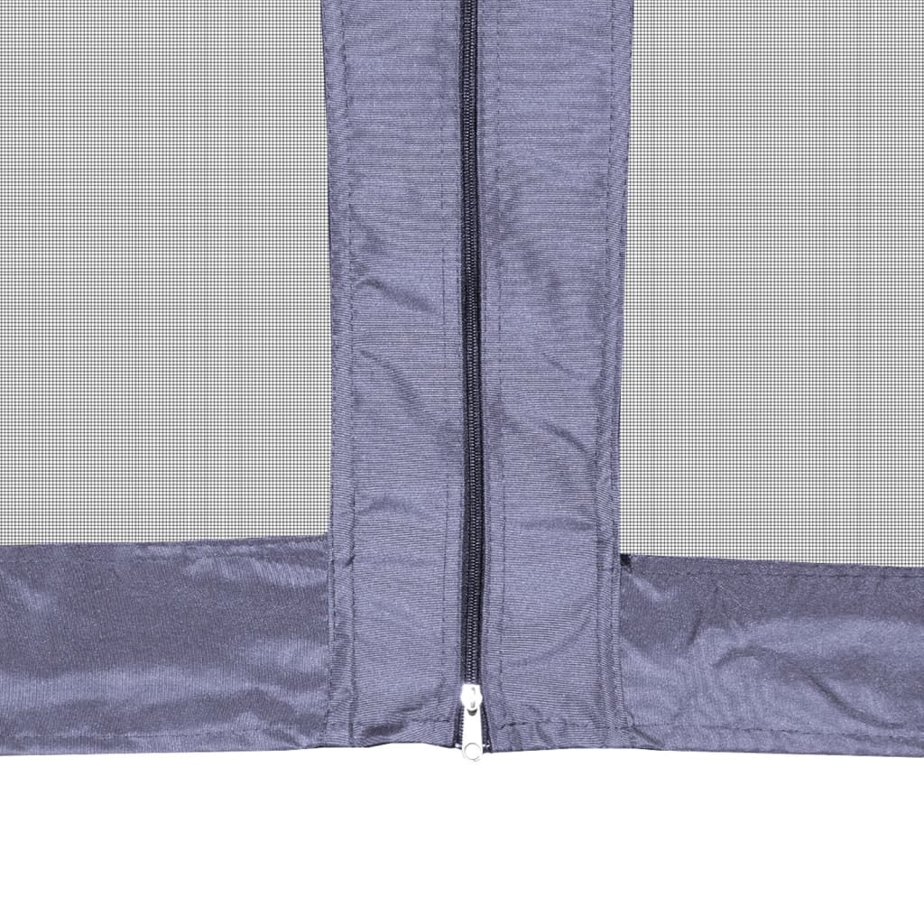 Partytent Met Zijwanden Pop-Up Zeshoekig 3,6X3,1 M Donkerblauw