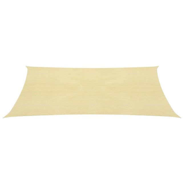 Zonnescherm HDPE vierkant beige 3,6x3,6 m 3.6 x 3.6 m Beige