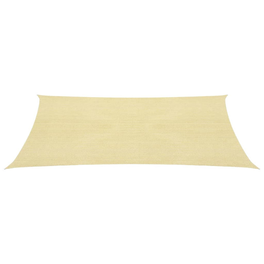 Zonnescherm HDPE vierkant beige 3,6x3,6 m 3.6 x 3.6 m Beige