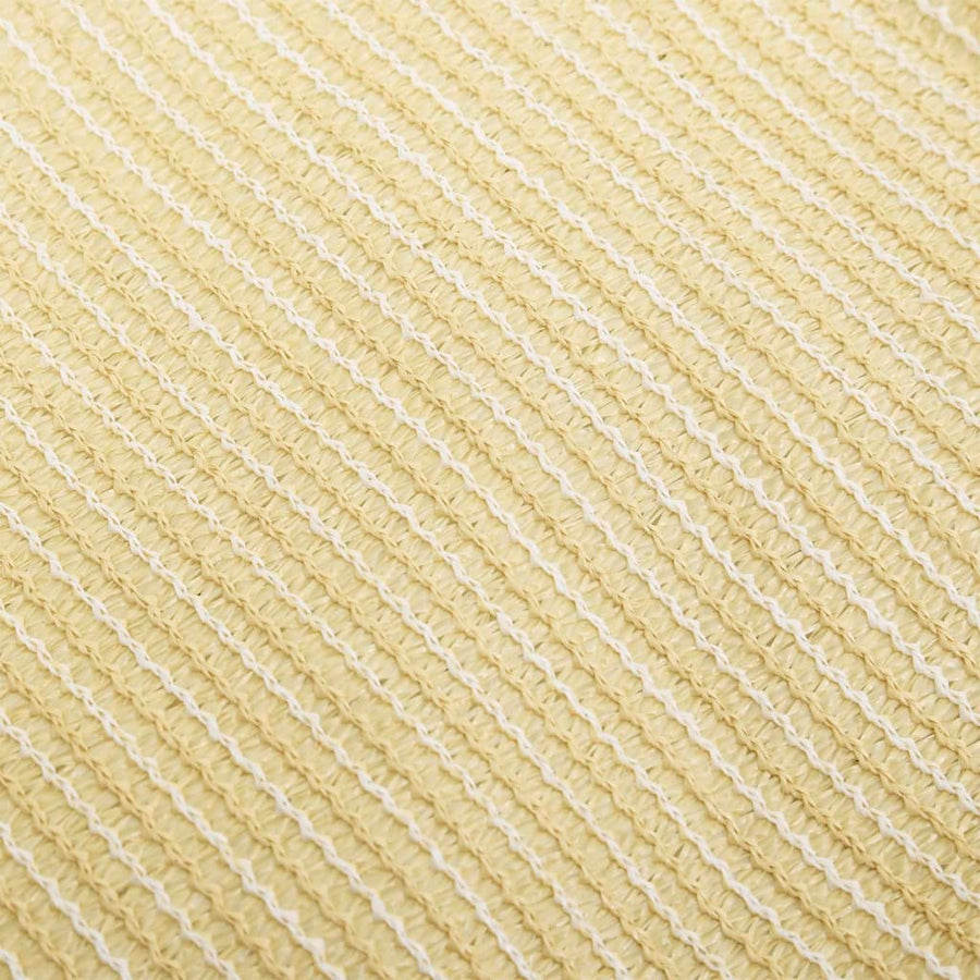 Zonnescherm HDPE vierkant beige 3,6x3,6 m 3.6 x 3.6 m Beige