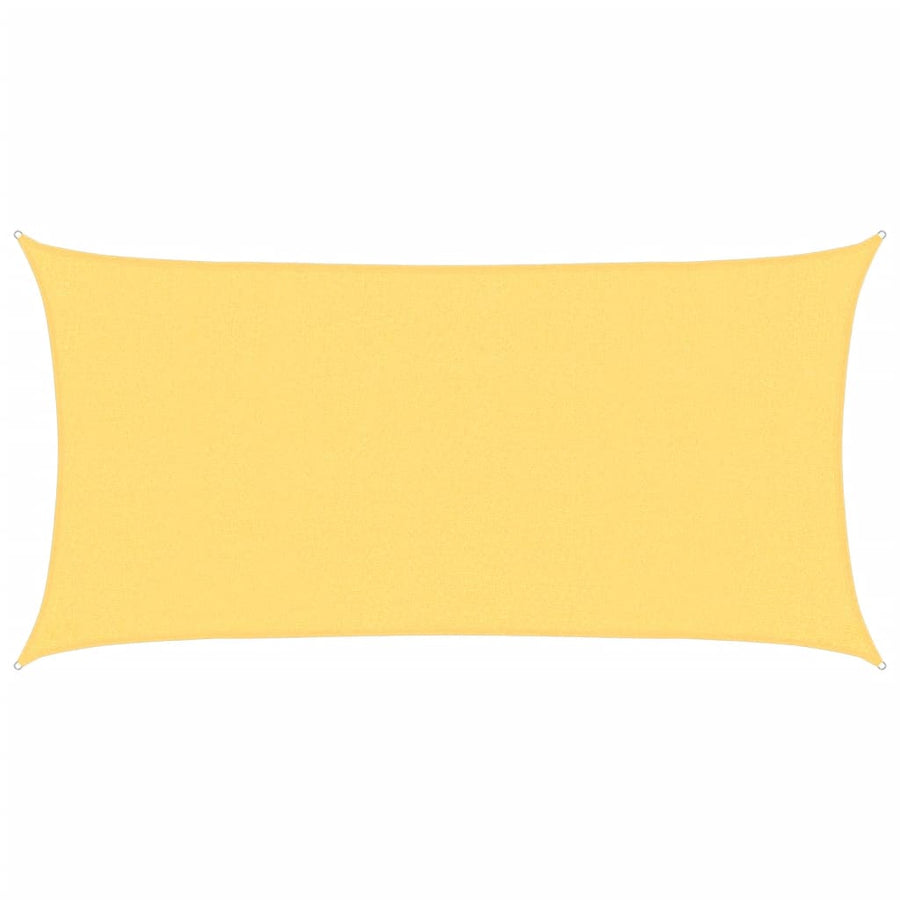 Zonnescherm Hdpe Rechthoekig Beige 2 x 4 m