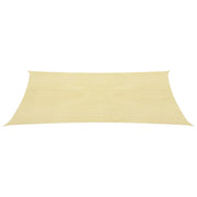 Zonnescherm rechthoekig 4x6 m beige