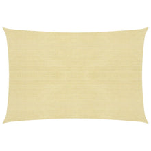 Zonnescherm Hdpe Rechthoekig Beige 4 x 6 m