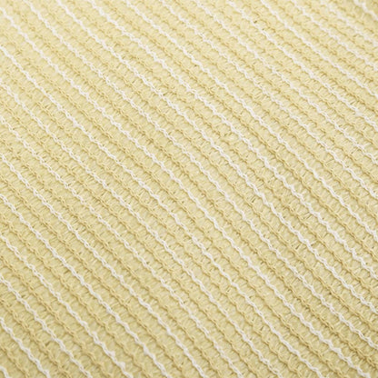 Zonnescherm Hdpe Rechthoekig Beige 4 x 6 m