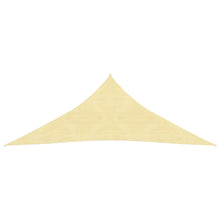Zonnescherm Hdpe Driehoekig 3,6X3,6X3,6 M Beige 3.6 x 3.6 x 3.6 m