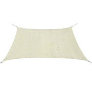Zonnescherm HDPE vierkant 3,6x3,6 m crème