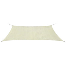 Zonnescherm Hdpe Rechthoekig 4X6 M Crémekleurig Crème 4 x 6 m
