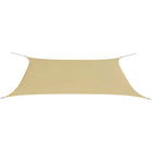 Zonnescherm rechthoekig 4x6 m oxford stof beige 4 x 6 m