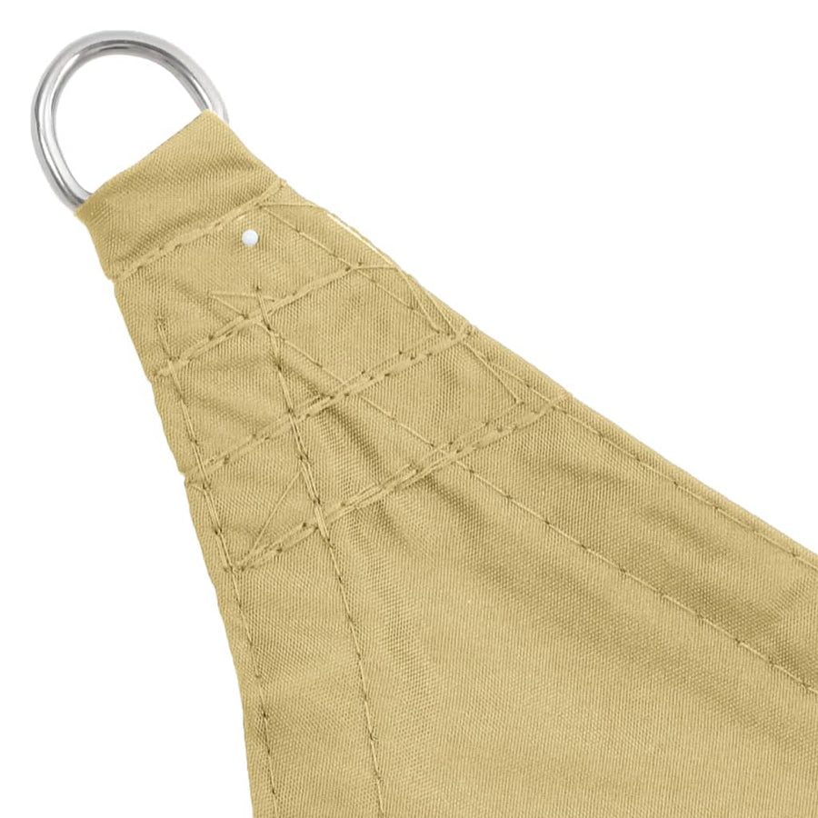 Zonnescherm rechthoekig 4x6 m oxford stof beige 4 x 6 m