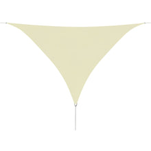 Zonnescherm Driehoekig 3,6X3,6X3,6 M Oxford Stof Wit 3.6 x 3.6 x 3.6 m Crème