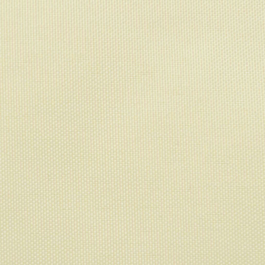 Zonnescherm Driehoekig 3,6X3,6X3,6 M Oxford Stof Wit 3.6 x 3.6 x 3.6 m Crème