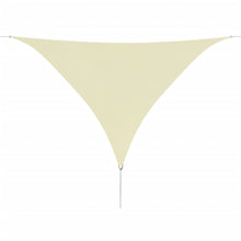 Zonnescherm Driehoekig Oxford Stof Kleurig 5 x 5 x 5 m Crème