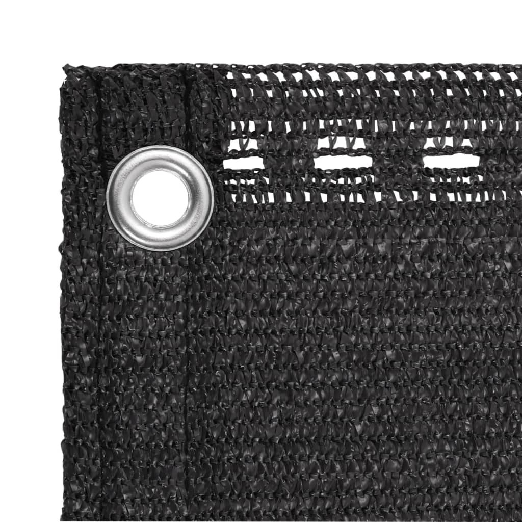 Balkonscherm Hdpe Antraciet 75 x 400 cm