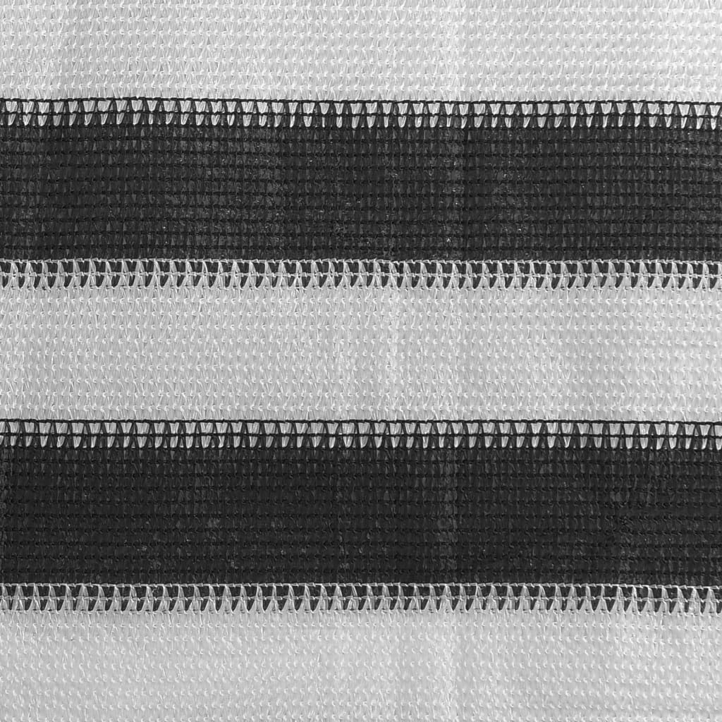 Balkonscherm Hdpe Antraciet En Wit 75 x 400 cm