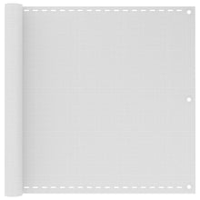 Balkonscherm Wit 90X600 Cm Hdpe Antraciet En Wit