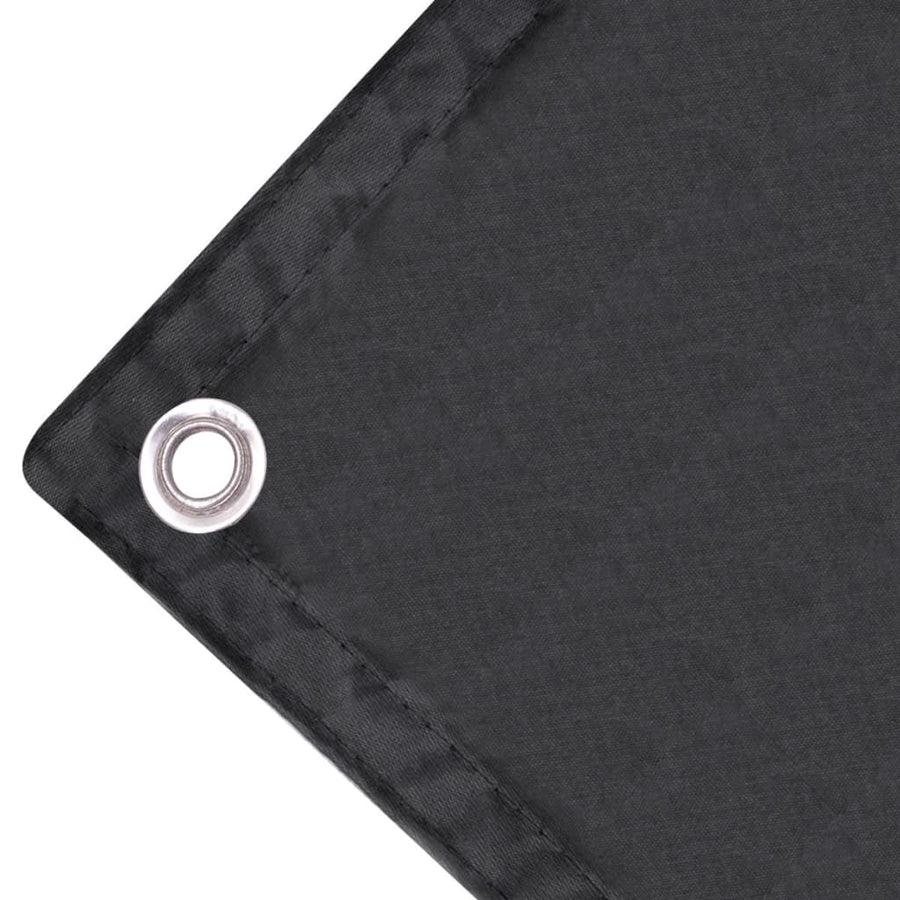 Balkonscherm Oxford Stof Antraciet 90 x 400 cm