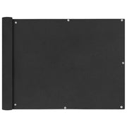 Balkonscherm 90x600 cm oxford stof antraciet