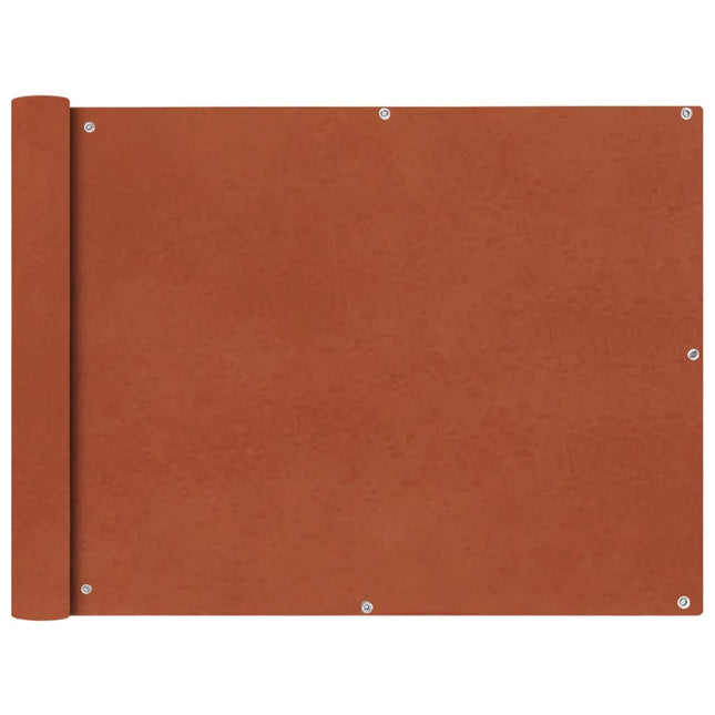 Balkonscherm Oxford Textiel Terracotta 90 x 600 cm