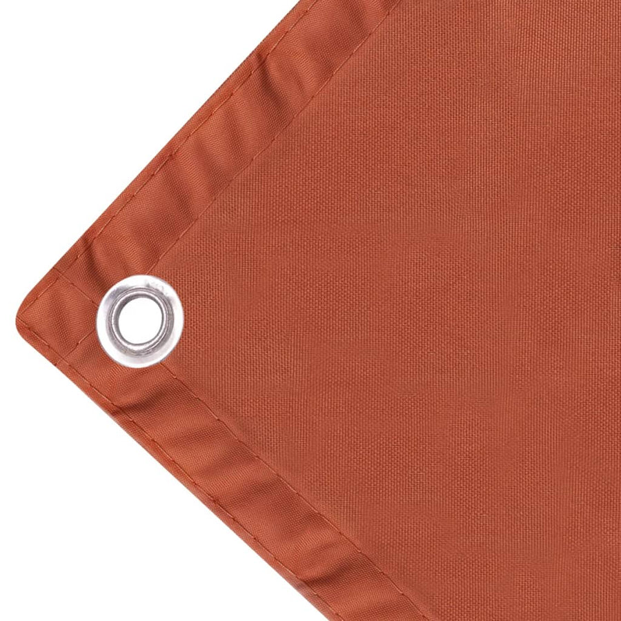 Balkonscherm Oxford Textiel Terracotta 90 x 600 cm