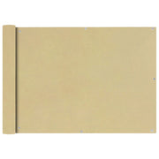 Balkonscherm 75x400 cm beige textiel