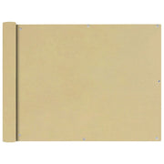 Balcony screen Oxford textile 90x400 cm beige