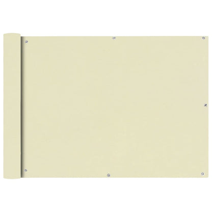 Balkonscherm Oxford Textiel Crème 75 x 600 cm