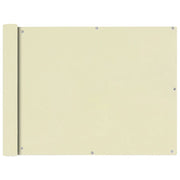 Cream-colored balcony screen 90x400 cm oxford fabric