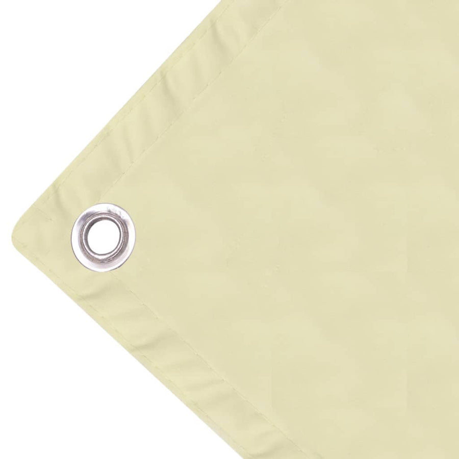Balkonscherm Crémekleurig Oxfordtextiel Crème 90 x 400 cm