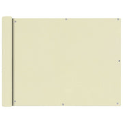 Balkonscherm 90x600 cm crème oxfordtextiel