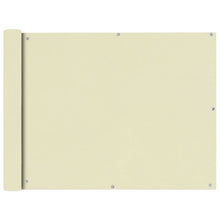 Balkonscherm Oxfordtextiel Crème 90 x 600 cm