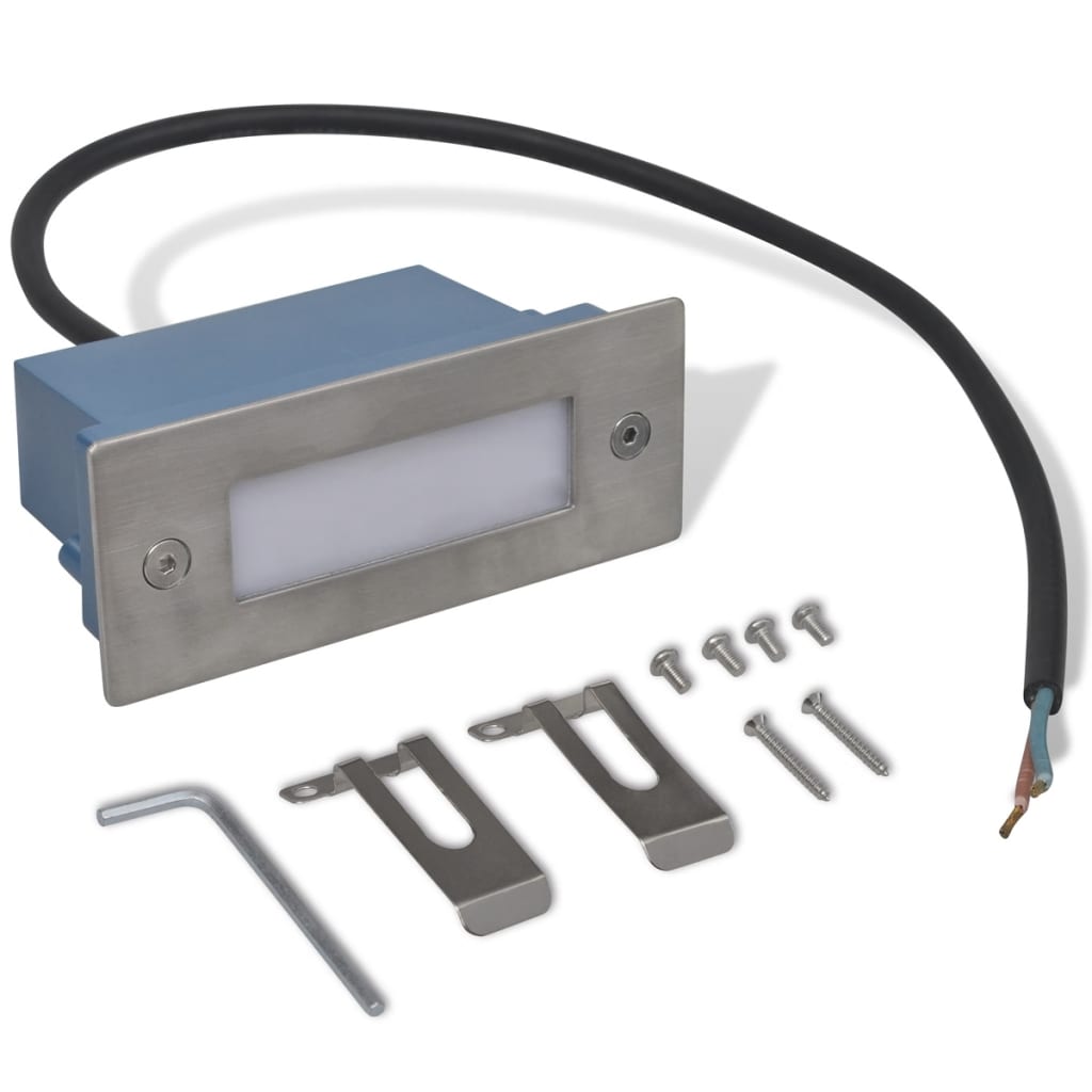 Trapinbouwspots 6 St Led 44X111X56 Mm