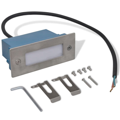 Trapinbouwspots 6 St Led 44X111X56 Mm