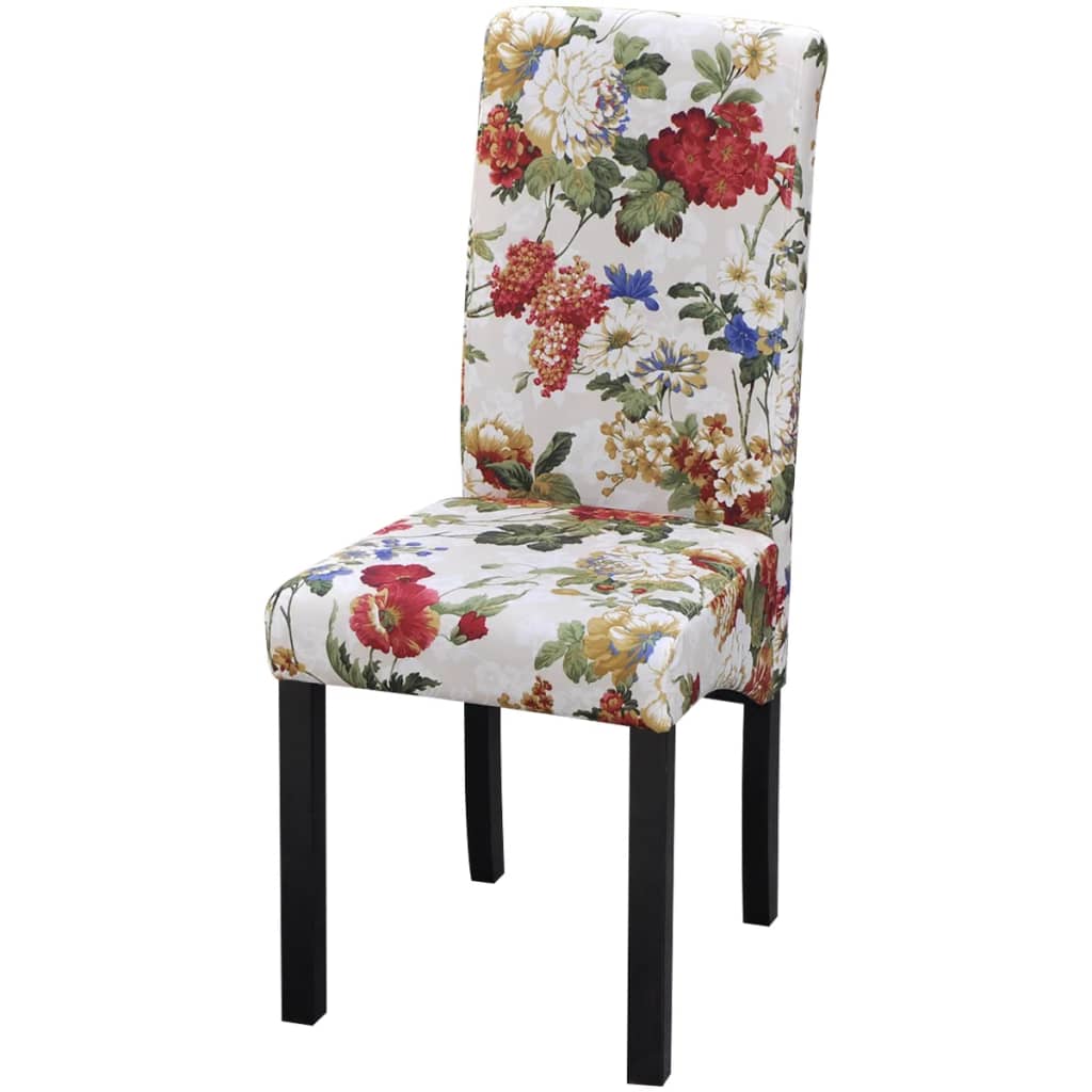 Eetkamerstoelen Stof Meerkleurig 6