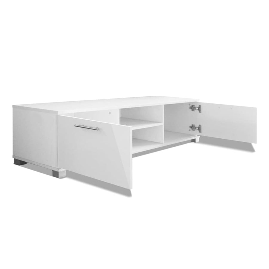 Tv-Meubel 20X40,5X35 Cm 120 x 40.5 x 35 cm Hoogglans wit
