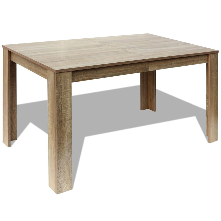 Eettafel 40X80X75 Cm Eikenkleurig Bruin