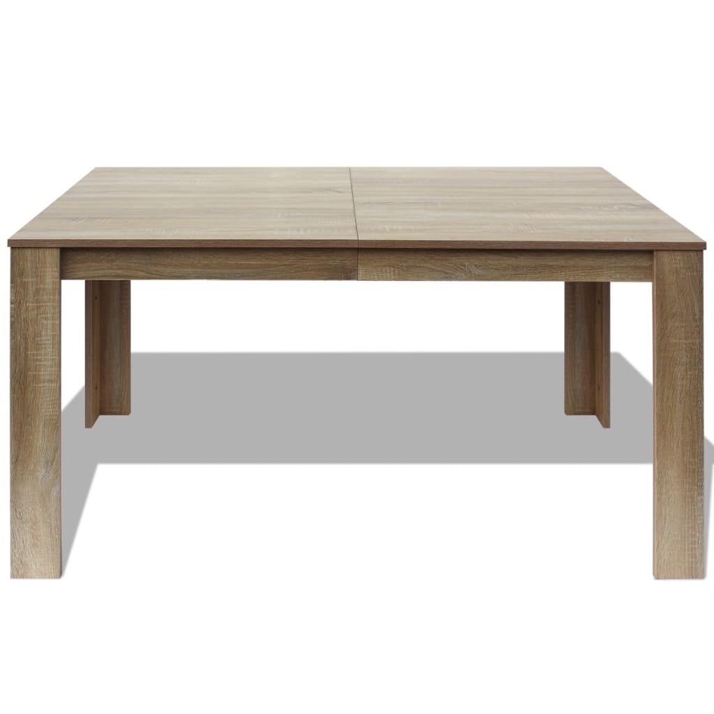 Eettafel 40X80X75 Cm Eikenkleurig Bruin
