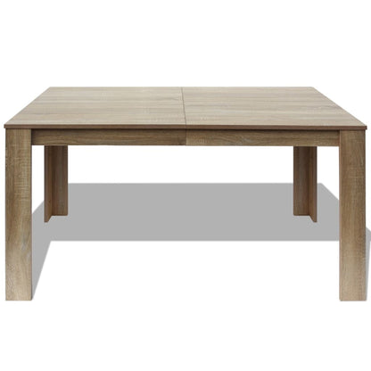 Eettafel 40X80X75 Cm Eikenkleurig Bruin