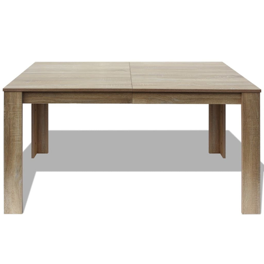 Eettafel 40X80X75 Cm Eikenkleurig Bruin