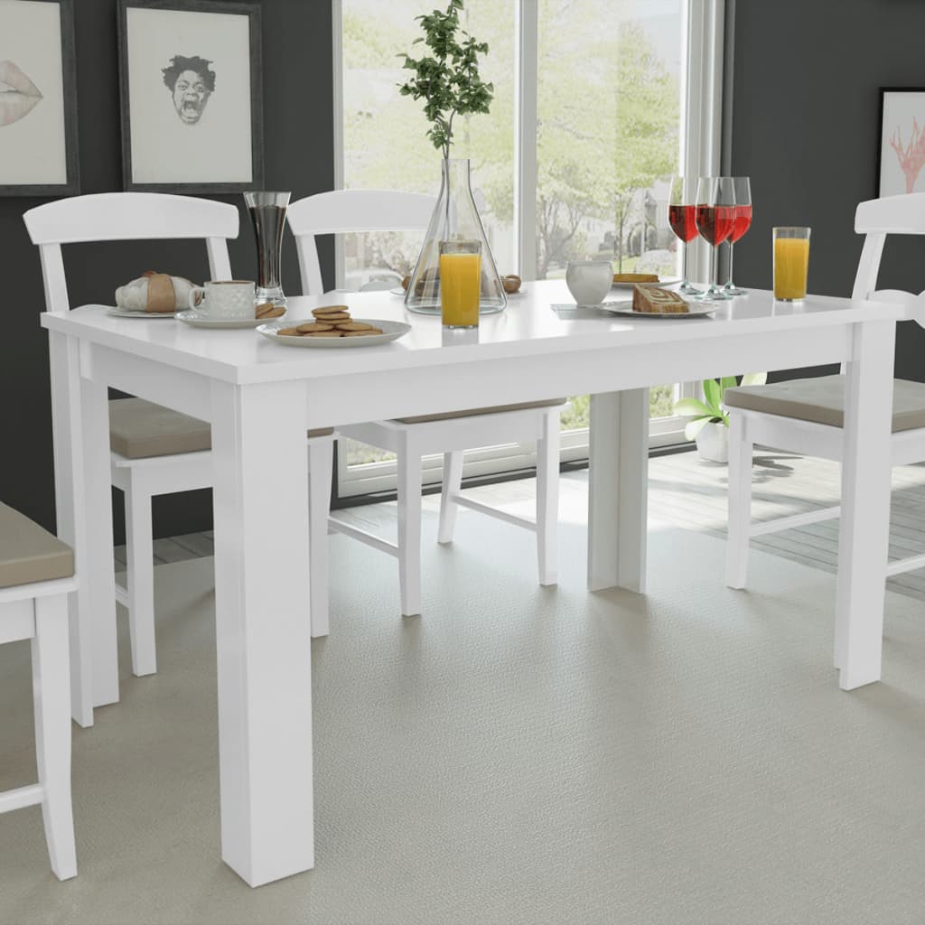 Eettafel 40X80X75 Cm Wit