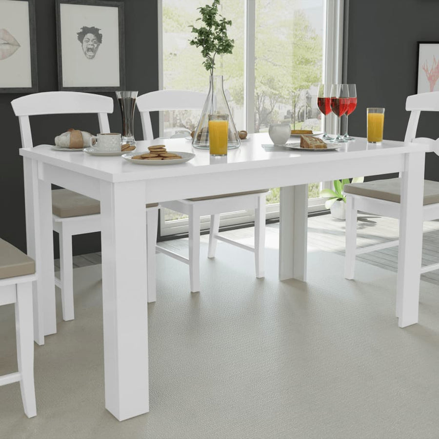 Eettafel 40X80X75 Cm Wit