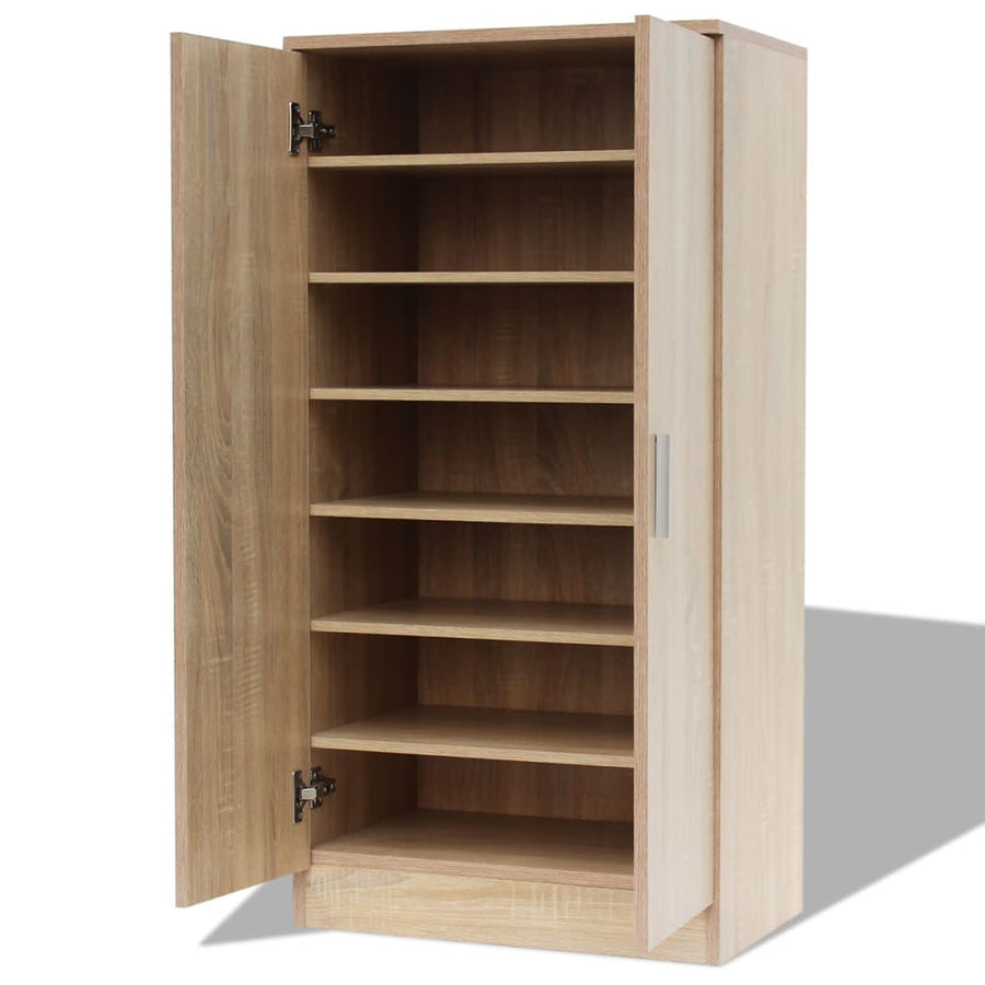 Schoenenkast 7 Planken Eiken