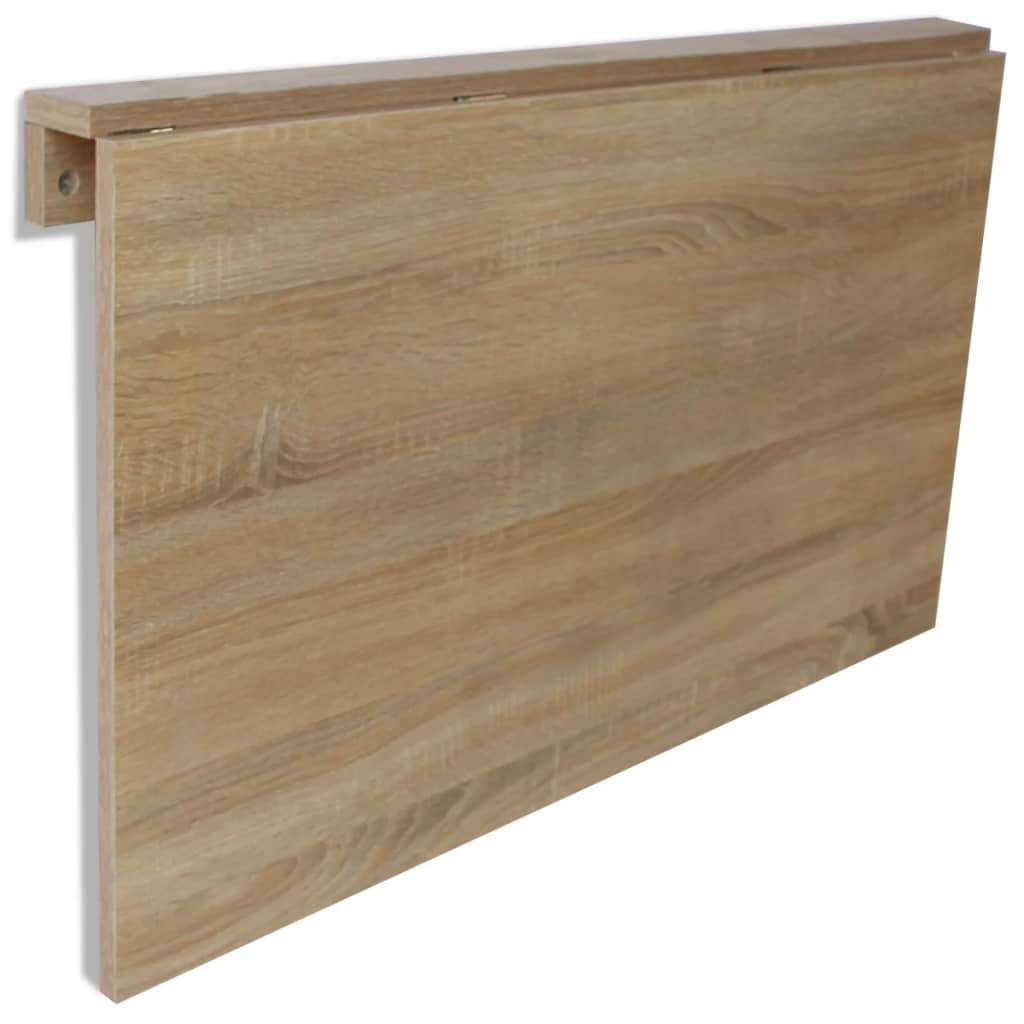 Wandtafel Inklapbaar 00X60 Cm Eikenkleurig Bruin