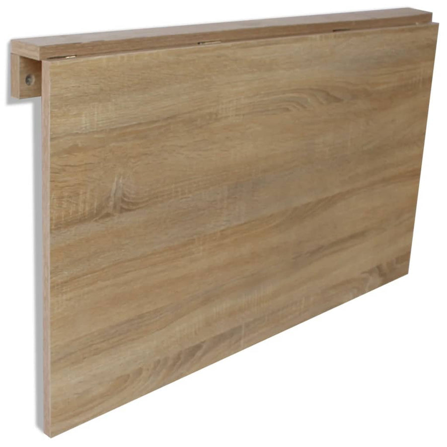 Wandtafel Inklapbaar 00X60 Cm Eikenkleurig Bruin